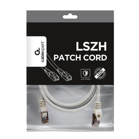 Gembird pp6a-lszhcu-w-3m cable de red blanco cat6a s/ftp (s-stp)