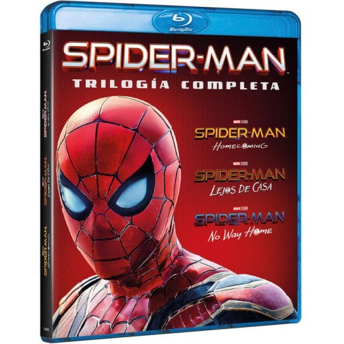 Pelicula spider-man (tom holland) pack 1-3 - bd blu-ray
