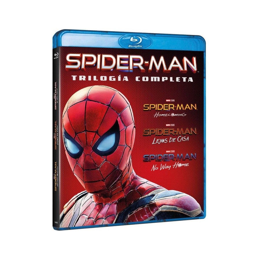 Pelicula spider-man (tom holland) pack 1-3 - bd blu-ray