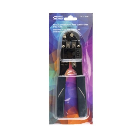 Nanocable tenaza crimpadora para conectores 8p8c (rj45)