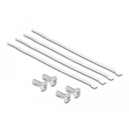 Delock panel de conexiones de 10" de 8 puertos cat.6a 1u gris