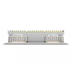 Delock panel de conexiones de 19" de 16 puertos cat.6a 1u gris
