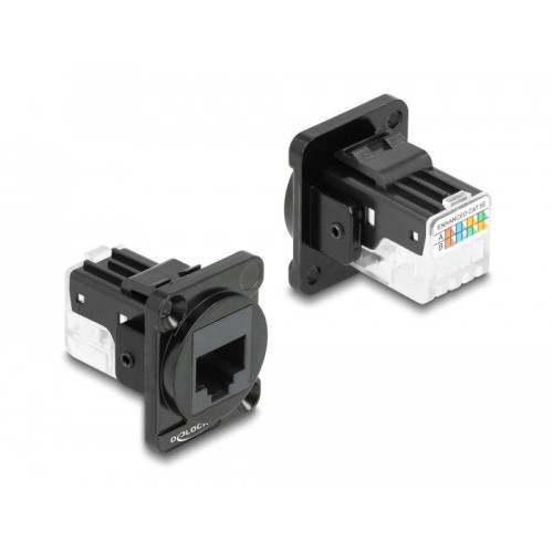 Delock módulo type-d rj45 cat.6a hembra a lsa hembra
