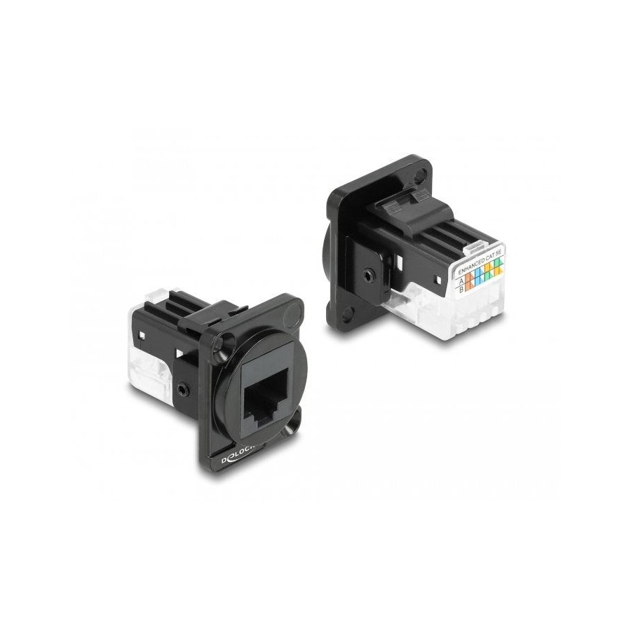 Delock módulo type-d rj45 cat.6a hembra a lsa hembra