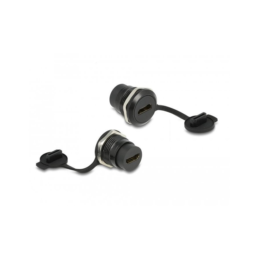 Delock conector hdmi-a integrado con tapa protectora contra el polvo