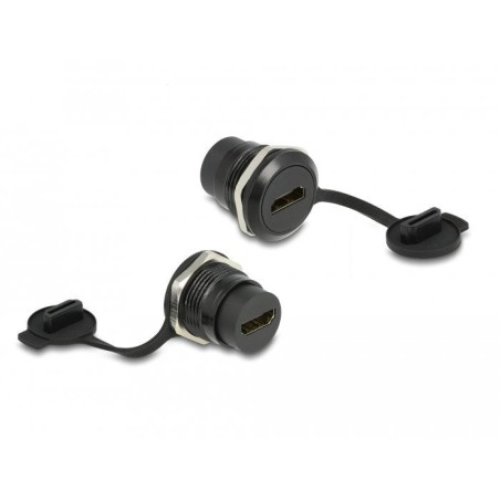 Delock conector hdmi-a integrado con tapa protectora contra el polvo