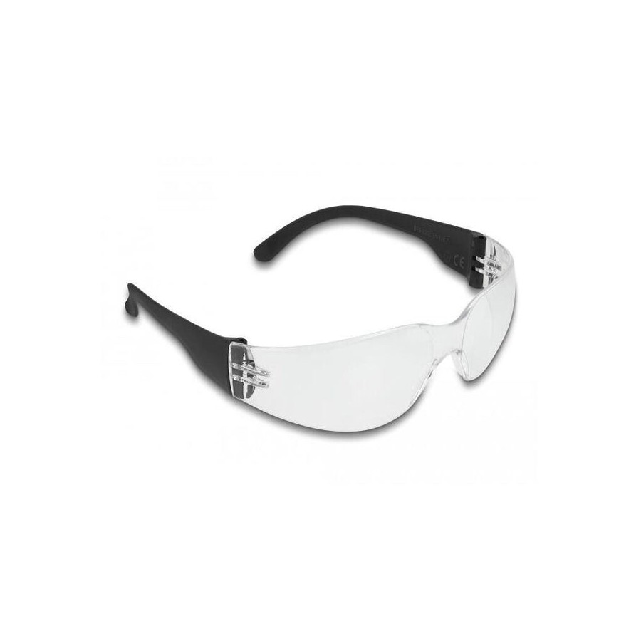 Delock 90559 gafas de seguridad con lentes transparentes en las sienes