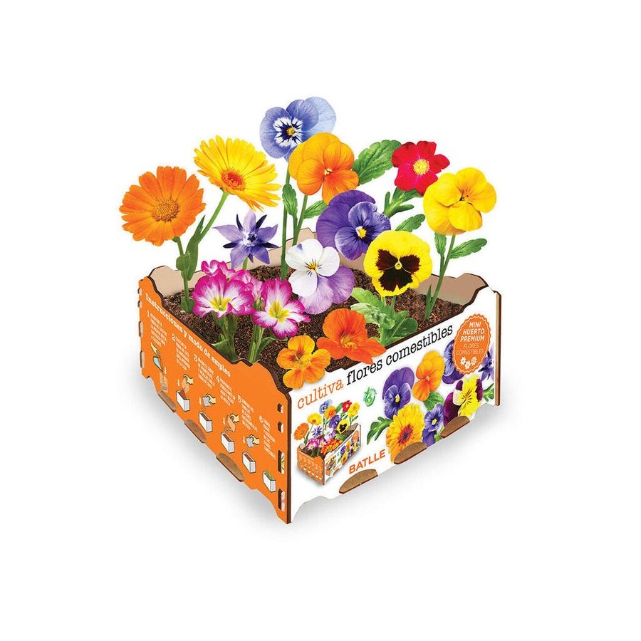 Caja de flores comestibles batlle