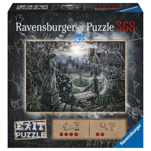 Puzzle ravensburger salir puzzle por la noche en el jardín 17120