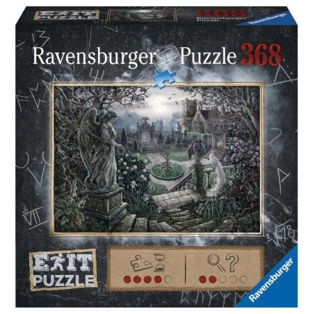 Puzzle ravensburger salir puzzle por la noche en el jardín 17120