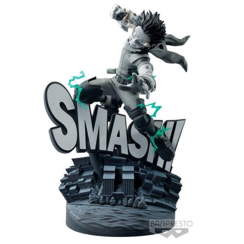Figura dioramatic izuku midoriya the black and white my hero academia 20cm