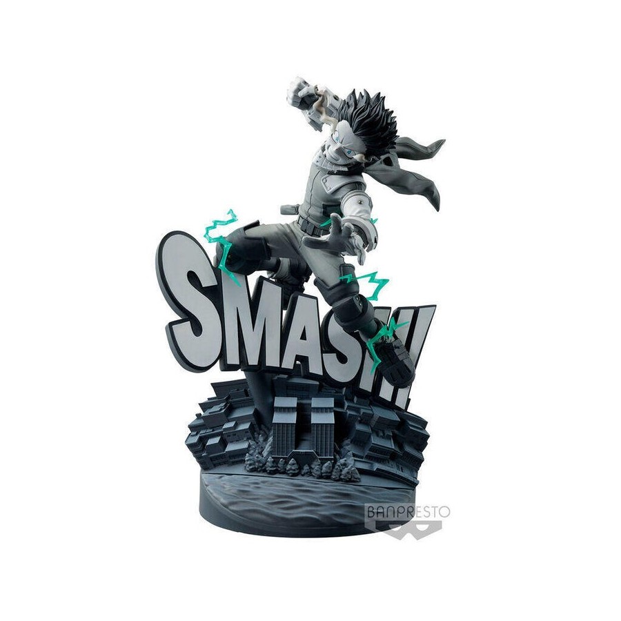 Figura dioramatic izuku midoriya the black and white my hero academia 20cm