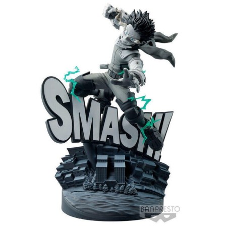 Figura dioramatic izuku midoriya the black and white my hero academia 20cm