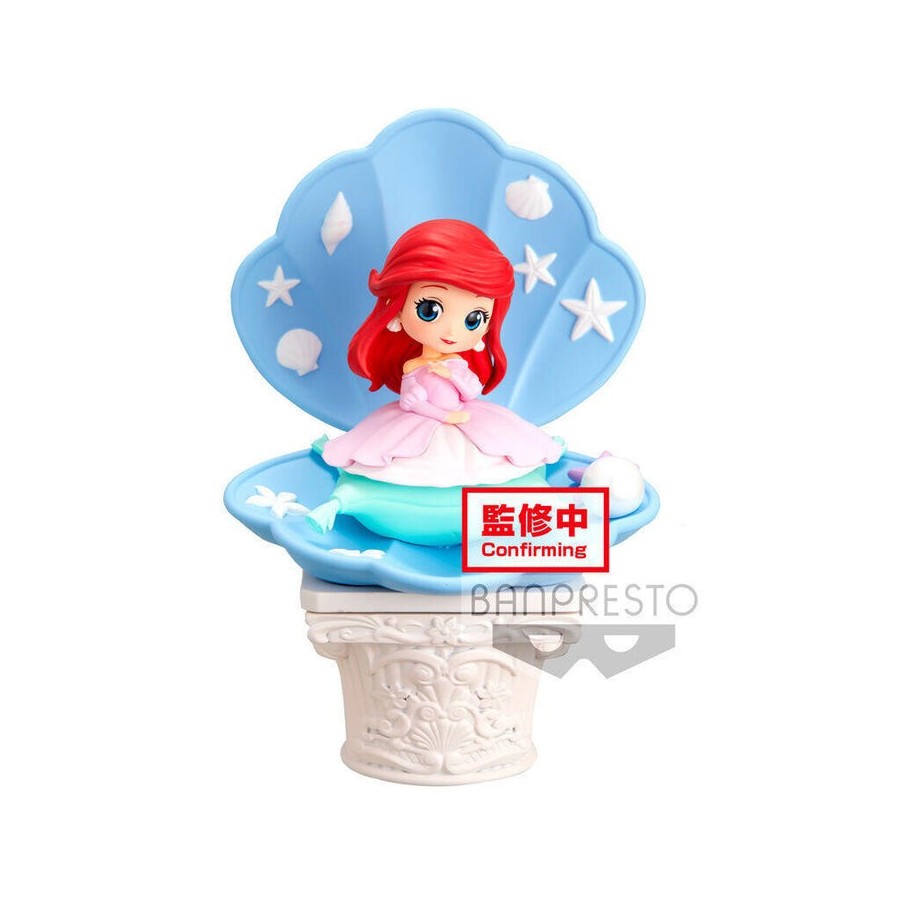 Figura ariel ver.a pink dress style disney characters q posket 12cm