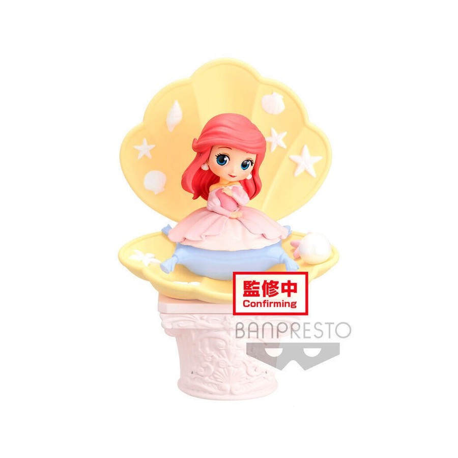 Figura ariel ver.b pink dress style disney characters q posket 12cm