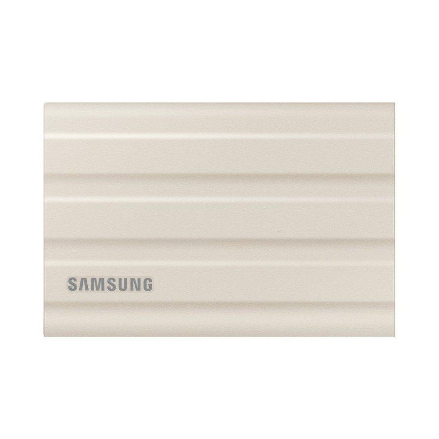 Disco externo ssd samsung portable t7 shield 2tb usb 3.2 gen 2 + ips 65 beige