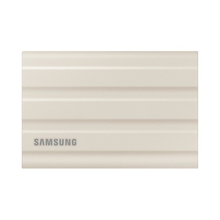 Disco externo ssd samsung portable t7 shield 2tb usb 3.2 gen 2 + ips 65 beige