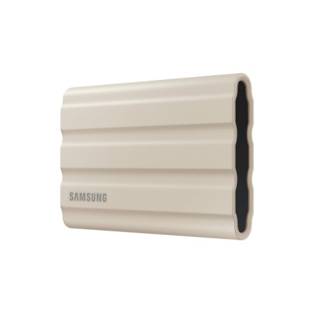Disco externo ssd samsung portable t7 shield 2tb usb 3.2 gen 2 + ips 65 beige