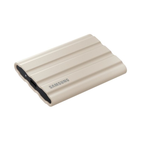 Disco externo ssd samsung portable t7 shield 2tb usb 3.2 gen 2 + ips 65 beige