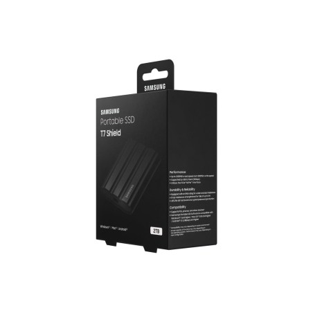 Disco externo ssd samsung 2tb portable t7 shield usb3.2 negro