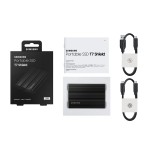 Disco externo ssd samsung 2tb portable t7 shield usb3.2 negro