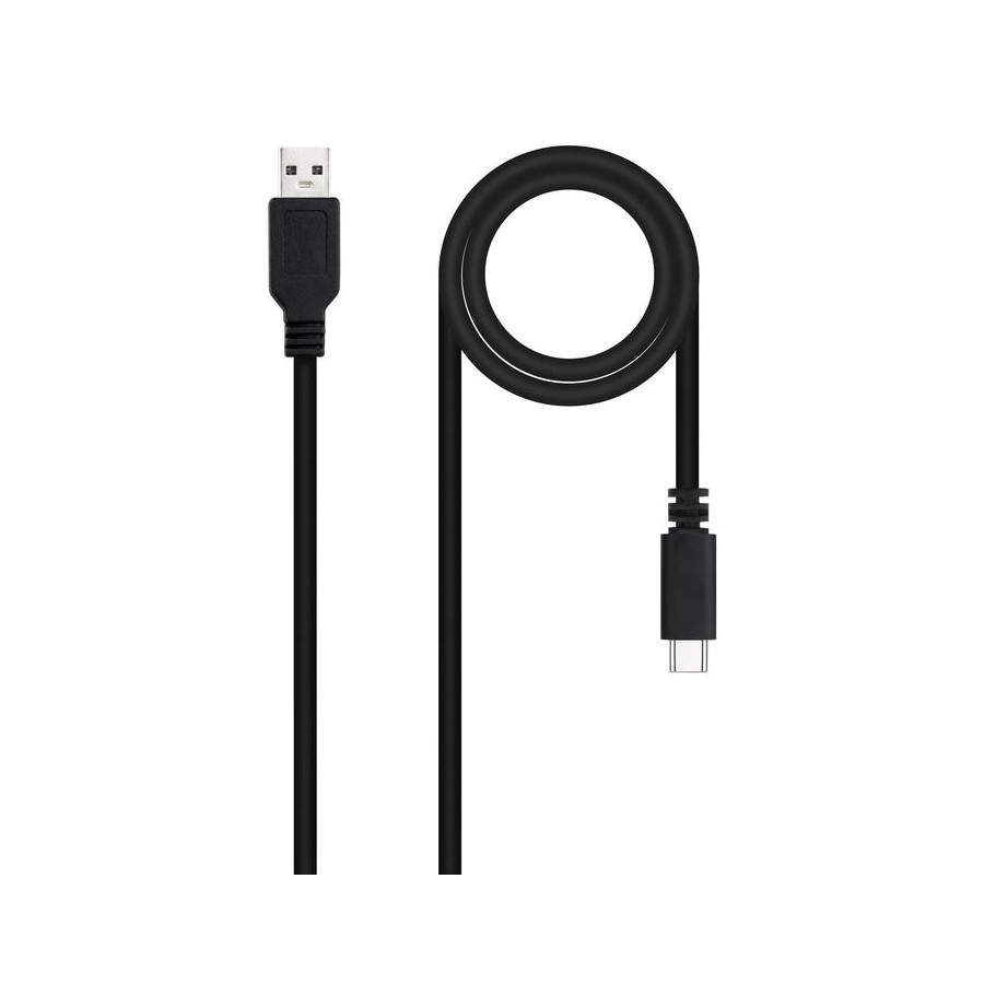 Nanocable cable usb-c 2.0 macho a usb-a macho 1m