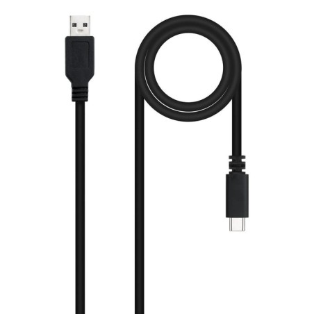 Nanocable cable usb-c 2.0 macho a usb-a macho 1m