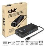 Club3d usb-7-in1-hub usb-c  2xhdmi/2xusb/rj45/usb-c 100w retail