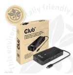 Club3d usb-7-in1-hub usb-c  2xhdmi/2xusb/rj45/usb-c 100w retail