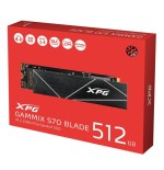 Disco ssd adata ssd xpg gammix s70 blade 512gb m.2 pcie 4.0 gen4x4 2280 (per ps5)