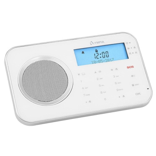 Sistema de alarma olympia prohome 8700 wlan/gsm, blanco
