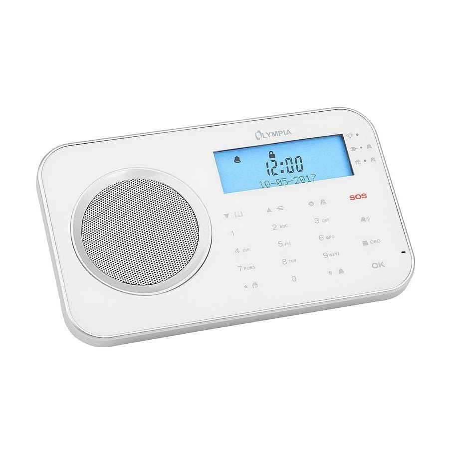 Sistema de alarma olympia prohome 8700 wlan/gsm, blanco