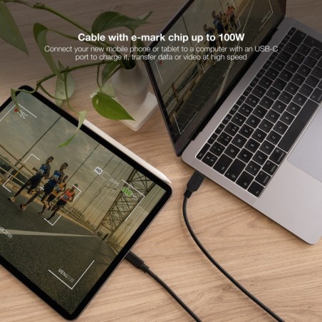Nanocable cable usb-c 2.0 macho a usb-a macho 1m