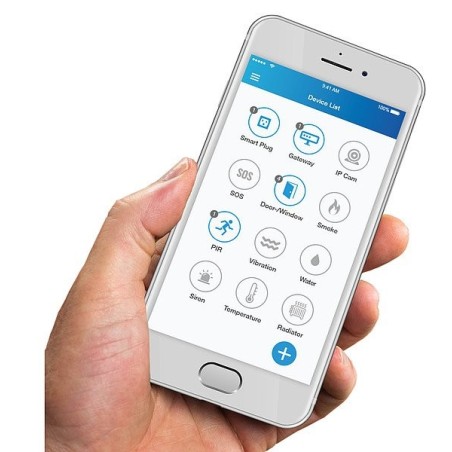 Sistema de alarma olympia prohome 8762 wlan/gsm, blanco