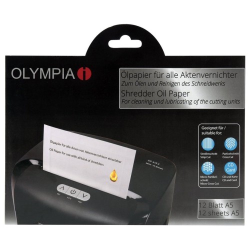 Olympia 9130 accesorio para destructoras de papel 12 pieza(s) aceite lubricante