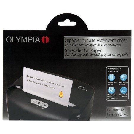 Olympia 9130 accesorio para destructoras de papel 12 pieza(s) aceite lubricante