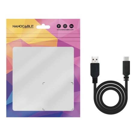 Nanocable cable usb-c 2.0 macho a usb-a macho 1m