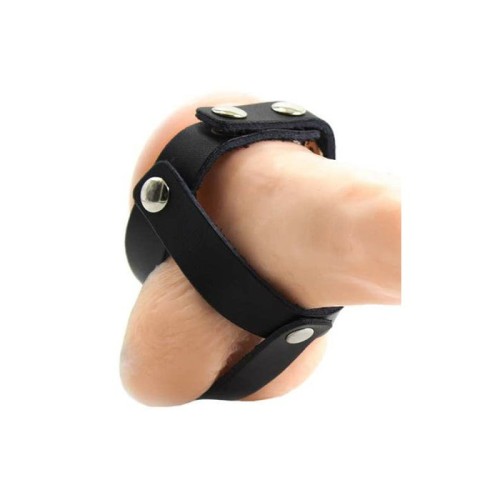Ohmama fetish - funda cuero de castidad para testiculos