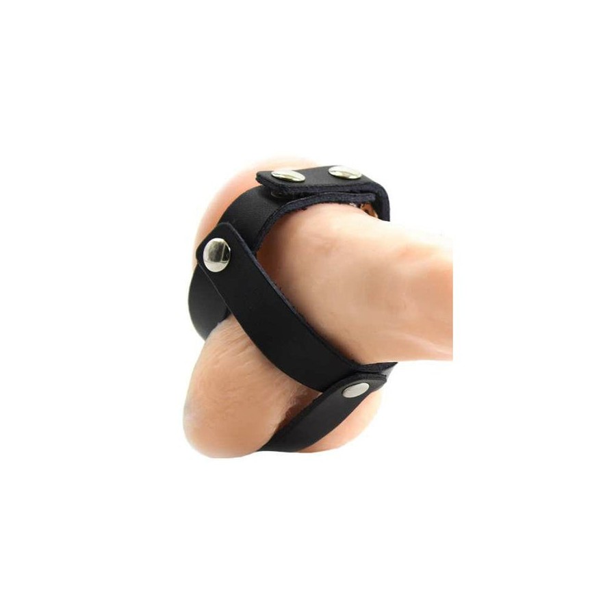 Ohmama fetish - funda cuero de castidad para testiculos