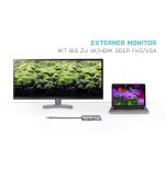 I-tec dock usb-c metal nano hdmi/vga with lan + universal charger 77 w