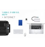 I-tec dock usb-c metal nano hdmi/vga with lan + universal charger 77 w