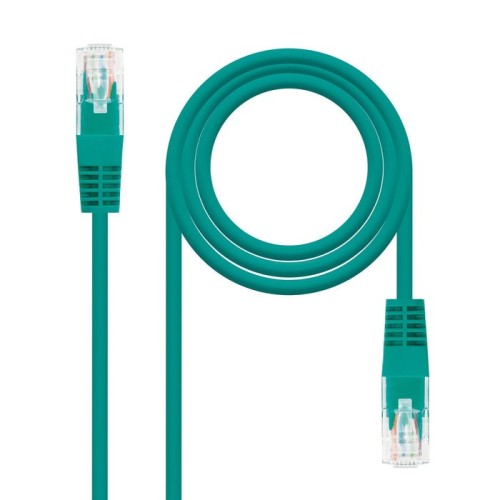Nanocable cable de red rj45 cat.6 utp awg24 2m - verde