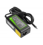 Cargador / adaptador ac / fuente de alimentación green cell usb-c 45w para portátiles, tablets y teléfonos