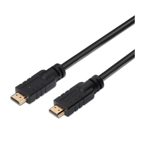 Nanocable cable hdmi v1.4 con repetidor macho a hdmi v1.4 macho 15m - alta velocidad - negro