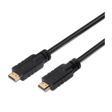 Nanocable cable hdmi v1.4 con repetidor macho a hdmi v1.4 macho 15m - alta velocidad - negro