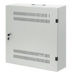 Intellinet 713641 armario de pared de bajo perfil de 19" con postes horizontales 4u y verticales 2u gris