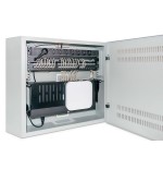 Intellinet 713641 armario de pared de bajo perfil de 19" con postes horizontales 4u y verticales 2u gris