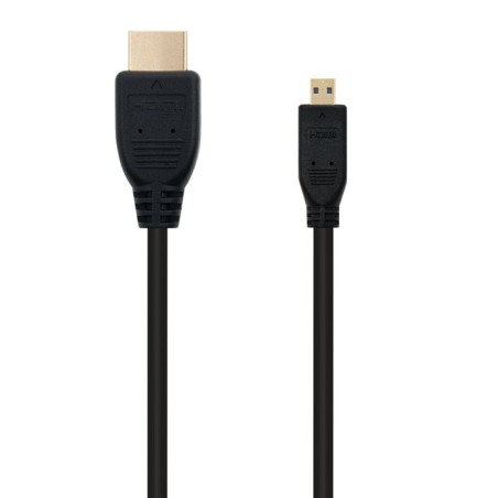 Nanocable cable micro hdmi v1.4 macho a hdmi v1.4 macho 0.80m - alta velocidad - negro