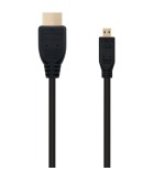 Nanocable cable micro hdmi v1.4 macho a hdmi v1.4 macho 0.80m - alta velocidad - negro