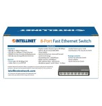 Intellinet 561730 switch 8p fast ethernet (10/100) negro